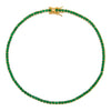 Emerald Green Colored Tennis Anklet - Adina Eden's Jewels