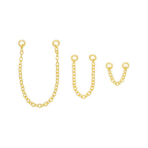 Combo Double Earring Chain Connector Combo Set - Adina Eden's Jewels
