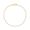 14K Gold / 7" Baby Figaro Bracelet 14K - Adina Eden's Jewels