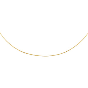 Gold / 16" Snake Thin Chain Necklace - Adina Eden's Jewels