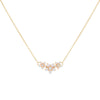 Gold Opal Flower Necklace - Adina Eden's Jewels