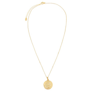 CZ Vintage Coin Necklace - Adina Eden's Jewels