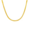 Gold Thick Herringbone Necklace - Adina Eden's Jewels