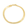 14K Gold / 5 MM Thick Herringbone Bracelet 14K - Adina Eden's Jewels