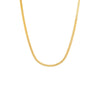 Gold / 18" Herringbone Chain Necklace - Adina Eden's Jewels