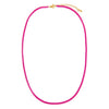  Pink Enamel Rope Chain Necklace - Adina Eden's Jewels