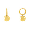 Gold Jumbo Sphere Huggie Earring - Adina Eden's Jewels