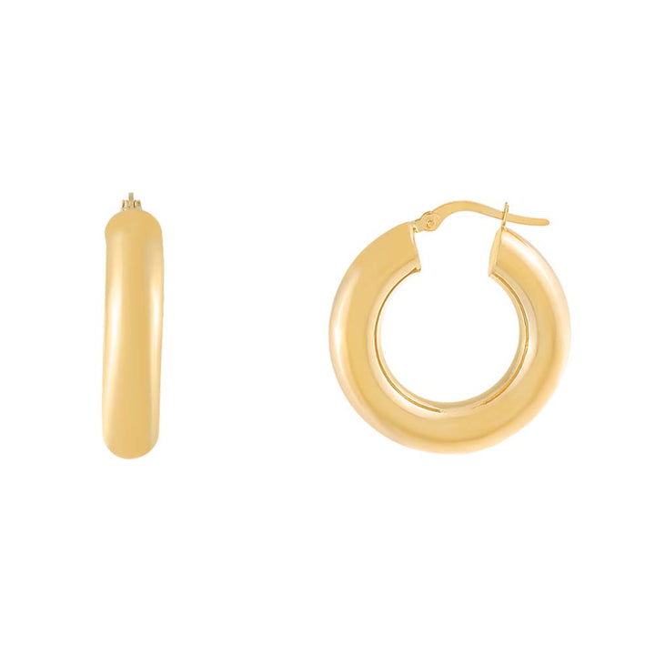 14K Gold / 26MM Essential Hoop Earring 14K - Adina Eden's Jewels