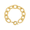 Gold Toggle Oval Link Bracelet - Adina Eden's Jewels