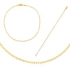 Gold The Cuban Chain Lover Combo Set - Adina Eden's Jewels