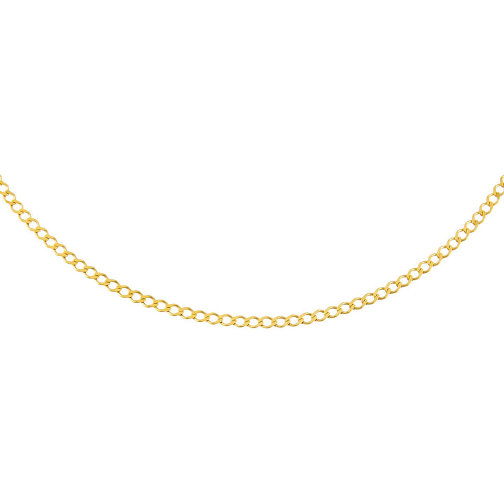 Gold / 16" Cuban Flat Necklace - Adina Eden's Jewels