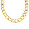 Gold XXL Miami Curb Link Necklace - Adina Eden's Jewels