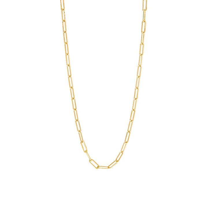 Gold / 24" Men's Large Paperclip Link Necklace - Adina Eden's Jewels