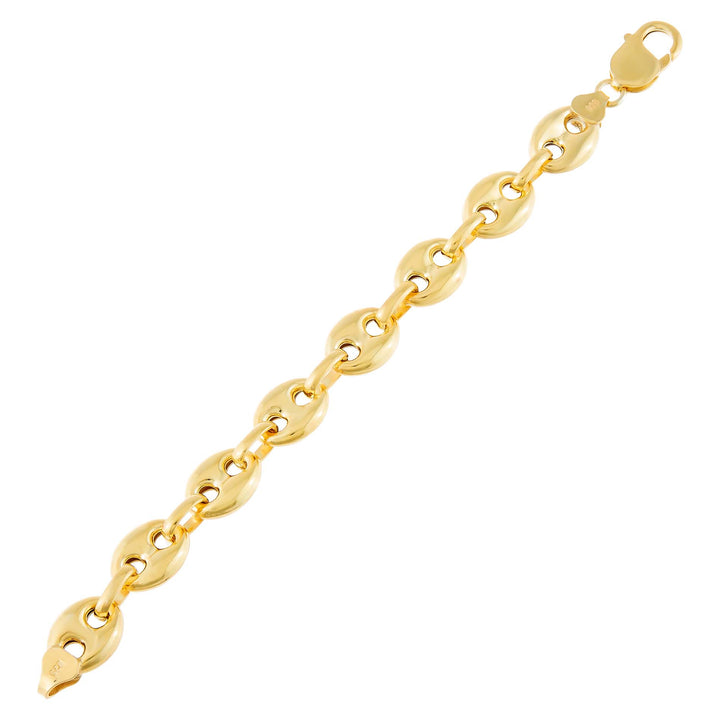 Gold / 12MM Mariner Chain Bracelet - Adina Eden's Jewels