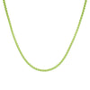 Lime Green / 2.5 MM Colored Enamel Rope Chain Necklace - Adina Eden's Jewels