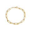 Gold Large Paperclip Link Bracelet - Adina Eden's Jewels