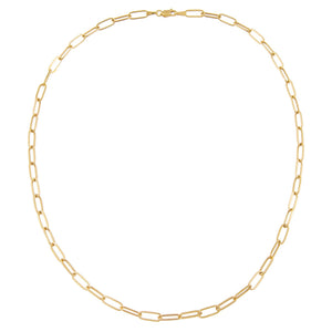  Oval Link Chain Necklace 14K - Adina Eden's Jewels