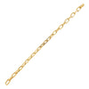 14K Gold Diamond Box Link Bracelet 14K - Adina Eden's Jewels