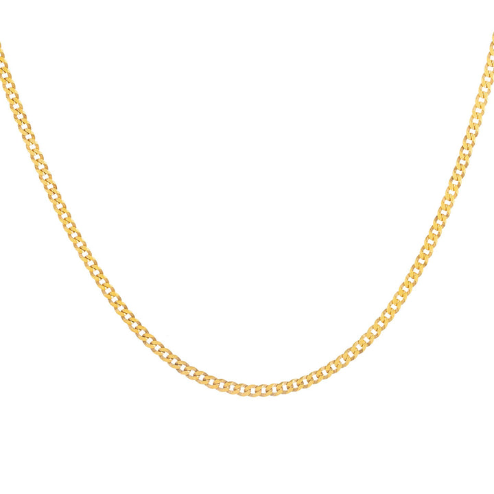 Gold Men's Cuban Chain Necklace - Adina Eden's Jewels