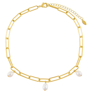  Pearl Link Choker - Adina Eden's Jewels