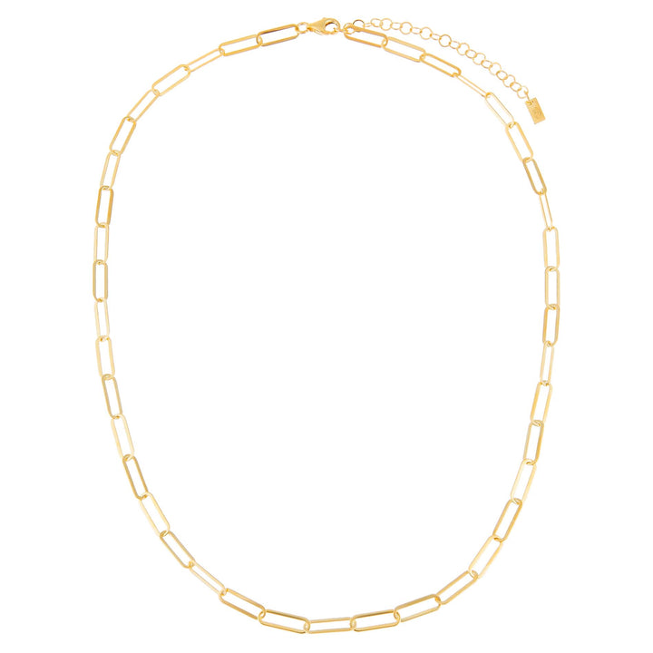  Open Oval Link Necklace - Adina Eden's Jewels