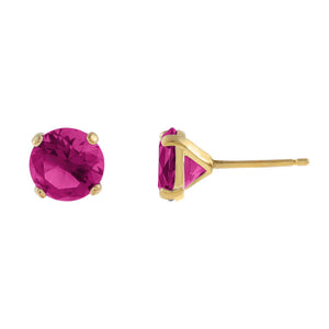  Colored Stone Stud Earring - Adina Eden's Jewels