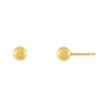 Gold / 4MM Ball Stud Earring - Adina Eden's Jewels