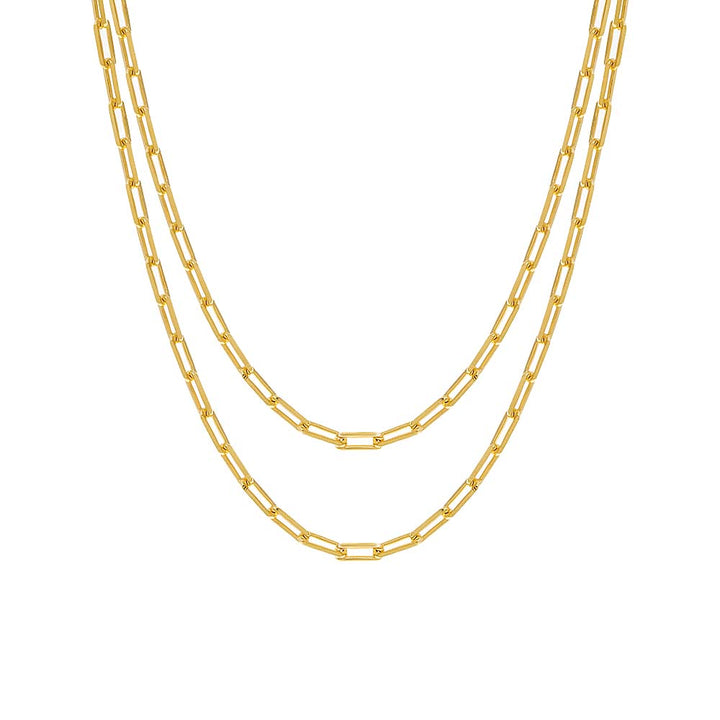  Men's Small Paperclip Necklace - Adina Eden's Jewels