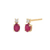  Mini Diamond Stud Earring 14K - Adina Eden's Jewels