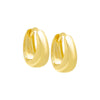 Gold Mini Dome Huggie Earring - Adina Eden's Jewels