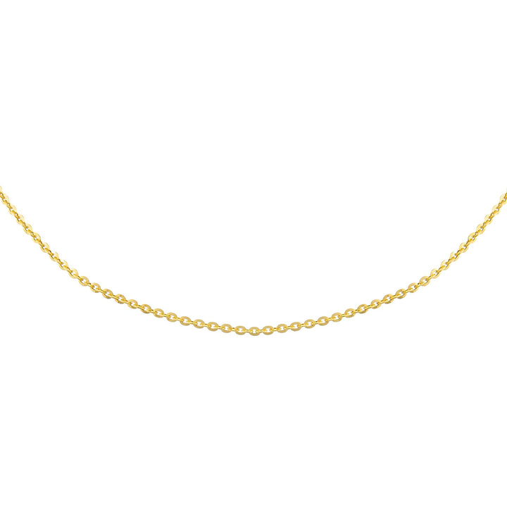 Gold Rolo Chain Necklace - Adina Eden's Jewels