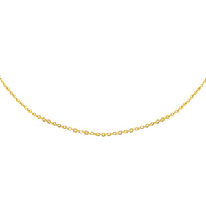 Gold Rolo Chain Choker - Adina Eden's Jewels