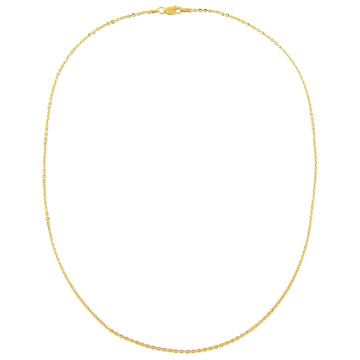 14K Gold / 16" Rolo Chain Necklace 14K - Adina Eden's Jewels