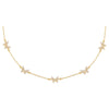 Gold Multi Pavé Butterfly Choker - Adina Eden's Jewels