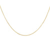 14K Gold Thin Interlocked Link Necklace 14K - Adina Eden's Jewels