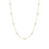 Pearl White Large Pearl Chain Necklace - Adina Eden's Jewels