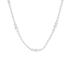 Pearl White Pearl Multi Cluster Necklace - Adina Eden's Jewels