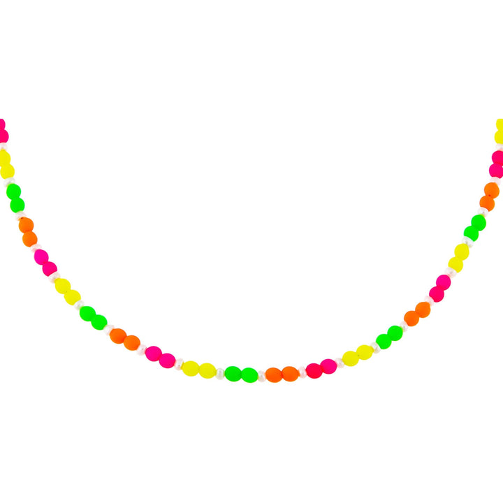Multi-Color Neon Bead Necklace - Adina Eden's Jewels
