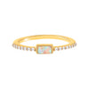  CZ Opal Baguette Ring - Adina Eden's Jewels