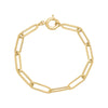 14K Gold Paperclip Bracelet 14K - Adina Eden's Jewels