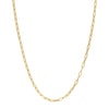 14K Gold / 30" Small Paperclip Necklace 14K - Adina Eden's Jewels