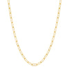  Medium Paperclip Necklace 14K - Adina Eden's Jewels