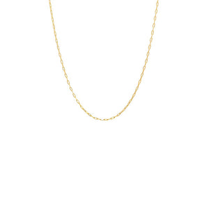 Gold / 16" Baby Paperclip link Necklace - Adina Eden's Jewels
