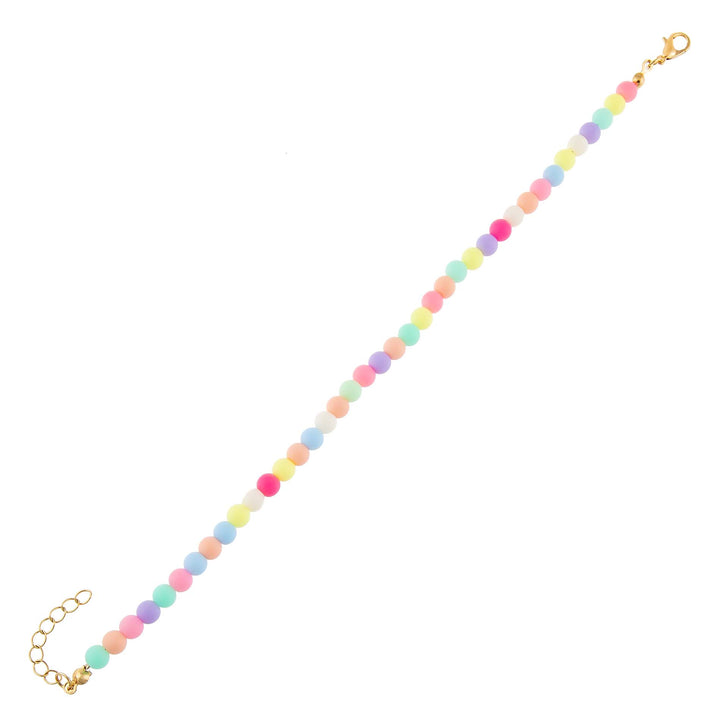 Multi-Color Pastel Bead Bracelet - Adina Eden's Jewels