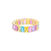  Pastel Baguette Eternity Band - Adina Eden's Jewels