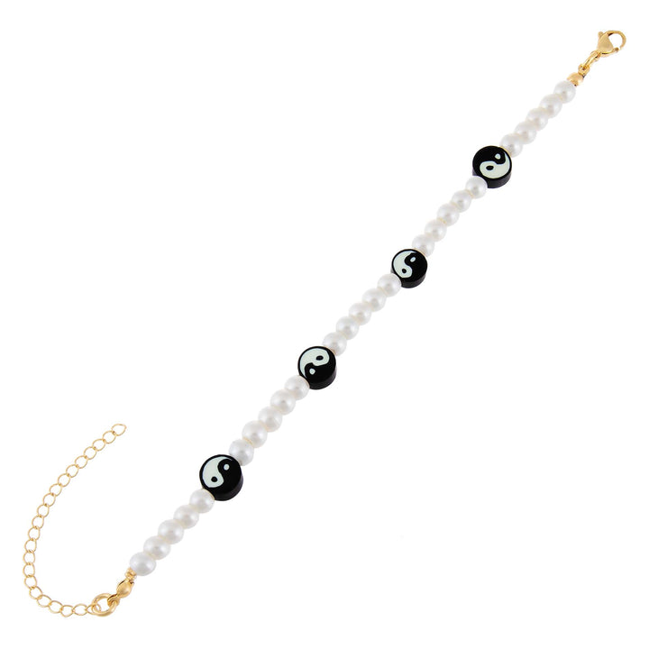 Yin & Yang Pearl Bracelet - Adina Eden's Jewels
