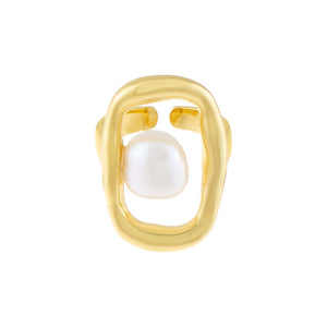  Open Pearl Adjustable Ring - Adina Eden's Jewels