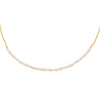 Pearl White Freshwater Pearl Chain Necklace - Adina Eden's Jewels