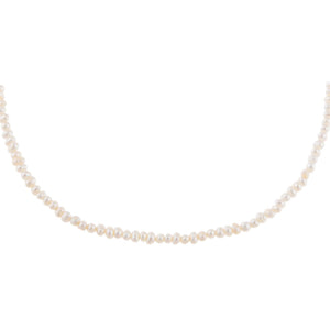 Pearl White Tiny Pearl Choker - Adina Eden's Jewels