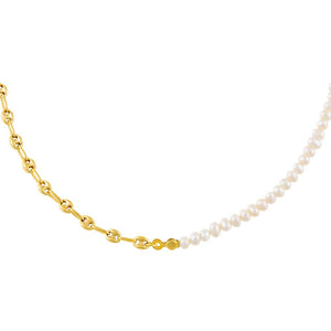 Pearl White Mariner X Freshwater Pearl Choker - Adina Eden's Jewels